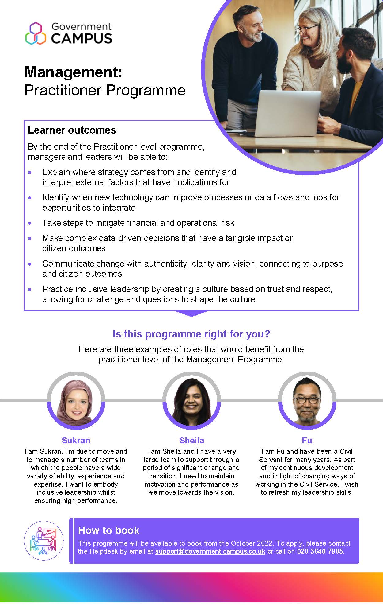Practitioner Programme flyer