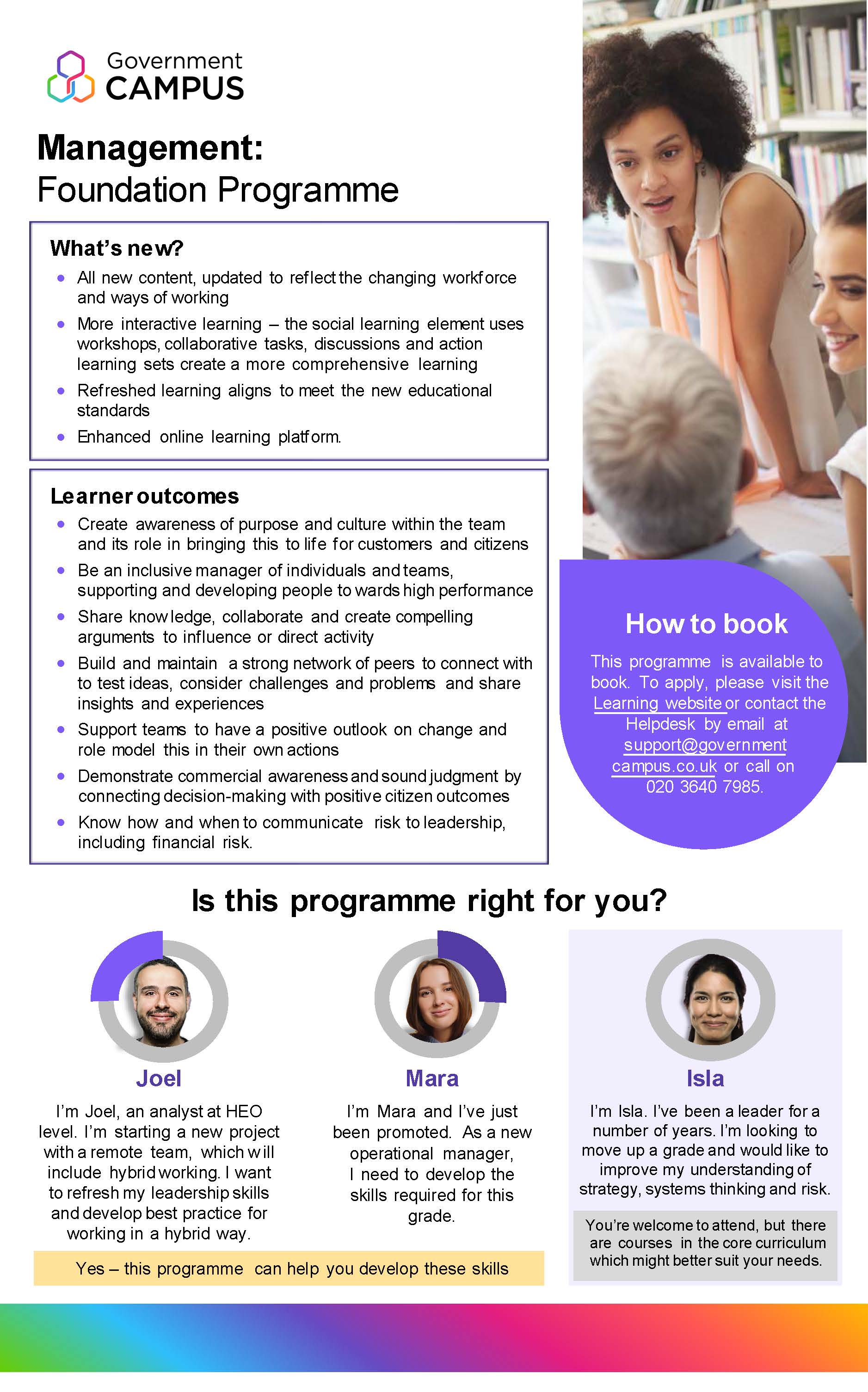 Foundation Programme flyer
